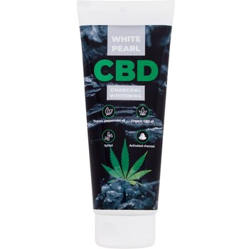 CBD Charcoal Whitening Toothpaste - Bieliaca zubná pasta s konopným olejom a aktívnym uhlím
